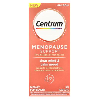 Centrum,Menopause Support，清晰头脑和平静心情，30 片
