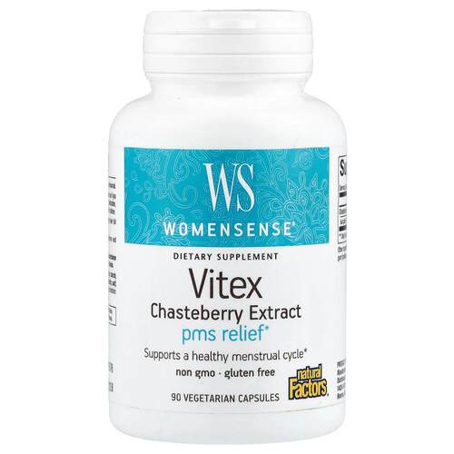 Natural Factors,WomenSense®，圣洁莓提取物，80 毫克，90 粒素
