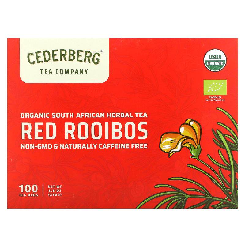 Cederberg Tea Co,有机南非草本茶，南非博士红茶，100 茶包，8.8