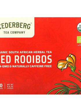 Cederberg Tea Co,有机南非草本茶，南非博士红茶，100 茶包，8.8