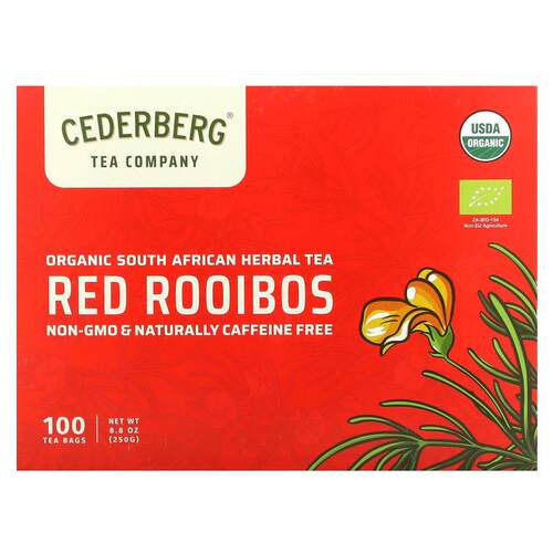 Cederberg Tea Co,有机南非草本茶，南非博士红茶，100 茶包，8.8