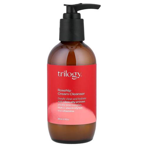 Trilogy,玫瑰果洁面乳，适合各种肤质，6.76 液量盎司（200 毫升