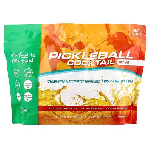 Jigsaw Health,Pickleball Cocktail®，无糖电解质混合饮品，橙味