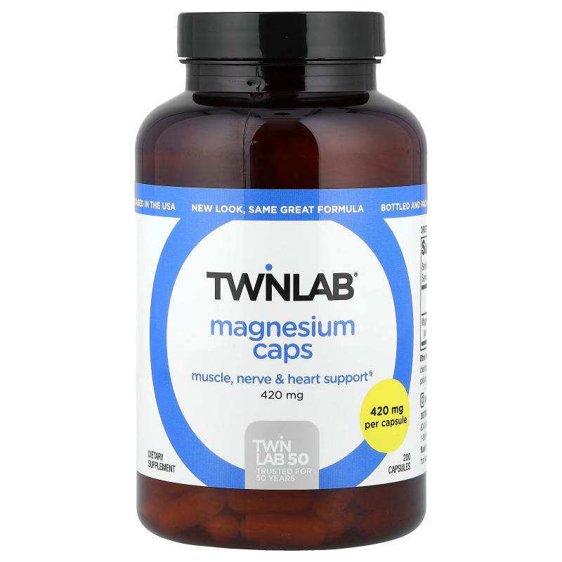 Twinlab,镁胶囊,420 毫克,200 粒
