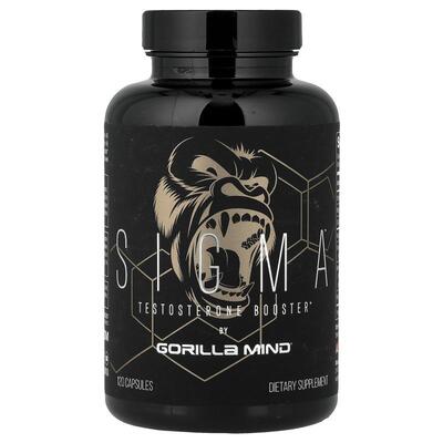 Gorilla Mind LLC,Sigma™，睾丸甾酮助推器，120 粒胶囊