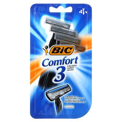 BIC,Comfort 3，一次性剃刀，4 把