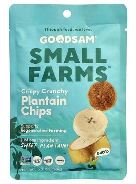 GoodSam PBC,Small Farms™，酥脆脆片，大蕉，0.7 盎司（20 克）