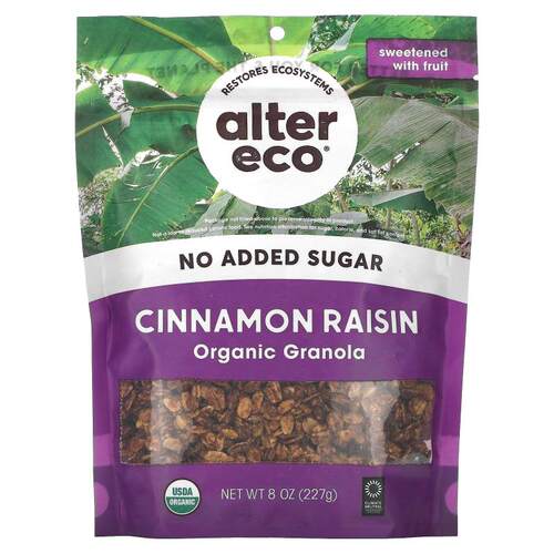 Alter Eco,有机格兰诺拉麦片，肉桂葡萄干