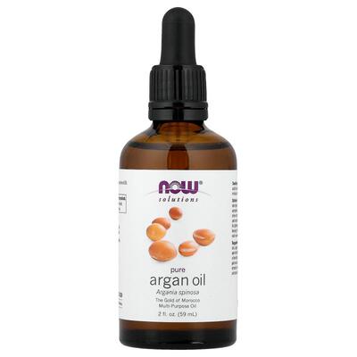 诺奥,Solutions, Pure Argan Oil, 2 fl oz (59 ml)