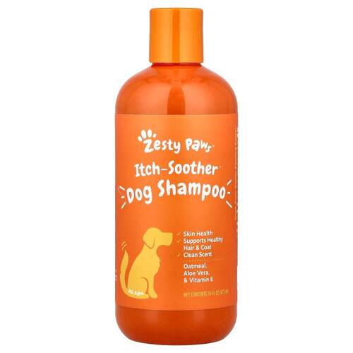 Zesty Paws,Itch-Soother 狗狗洗发水适用于全年龄段