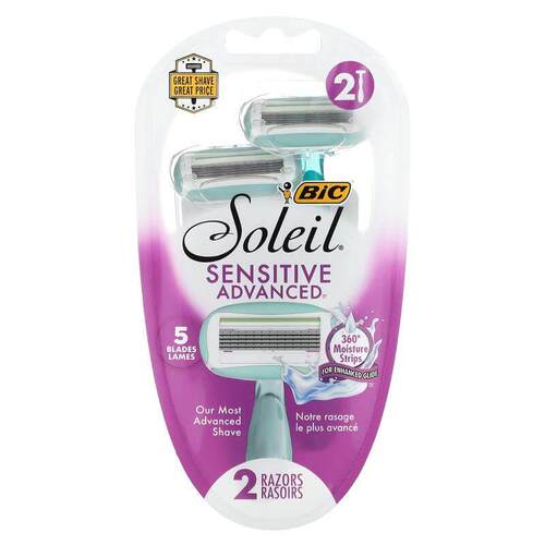 BIC,Soleil Sensitive Advanced，一次性剃刀