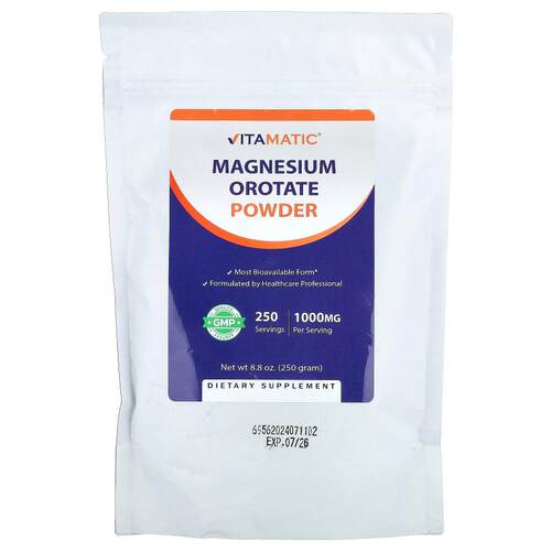 Vitamatic,乳清酸镁粉，8.8 盎司（250 克）