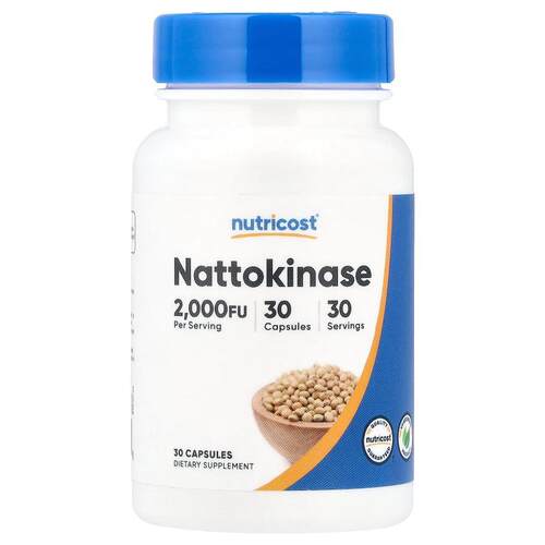 Nutricost,纳豆激酶，2000 FU，30 粒胶囊