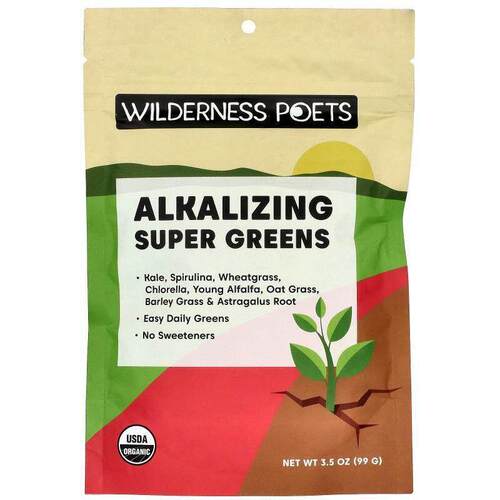 Wilderness Poets LLC,碱化SUPER GREEN食品，3.5 盎司（99 克）