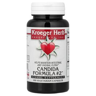 Kroeger Herb Co,Candida Formula #2™,100 粒素食胶囊