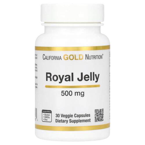 California Gold Nutrition,蜂统领浆，500 毫克，30 粒素食胶囊
