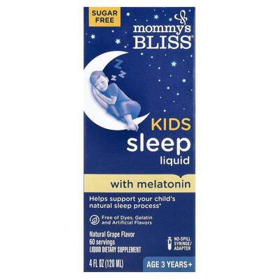 Mommy'sBliss儿童睡眠液褪黑3岁以上儿童