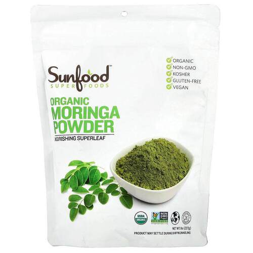 Sunfood,有机辣木粉，8盎司（227克）