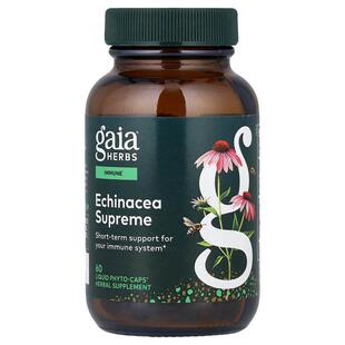 Gaia Herbs,优质松果菊，60 粒液体 Phyto-Caps® 胶囊