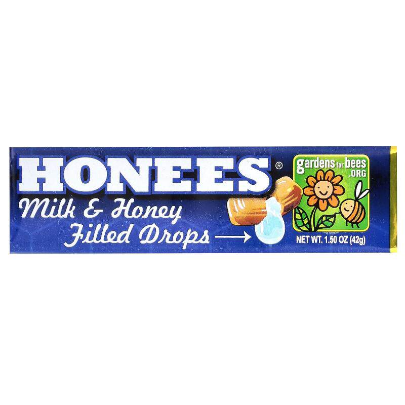 意大利Honees,牛奶蜂蜜糖，1.5盎司（42克）