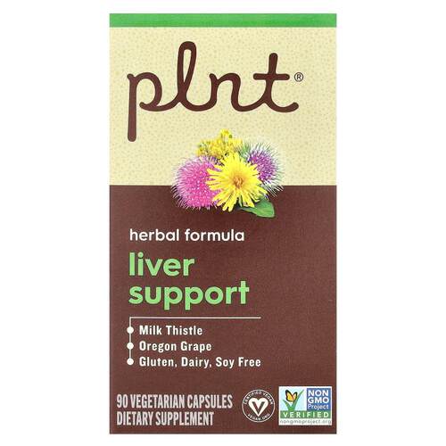 Plnt,肝脏支持，90 粒素食胶囊