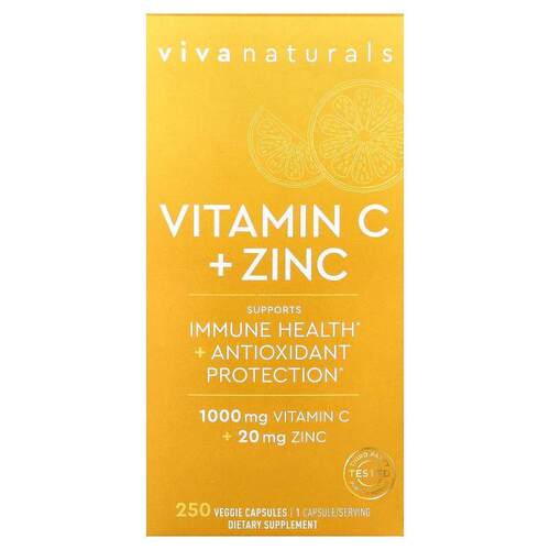 Viva Naturals,维生素 C + 锌