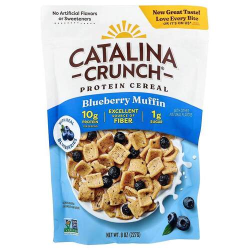 Catalina Crunch,蛋白质谷物，蓝莓松饼味，8 盎司（227 克）