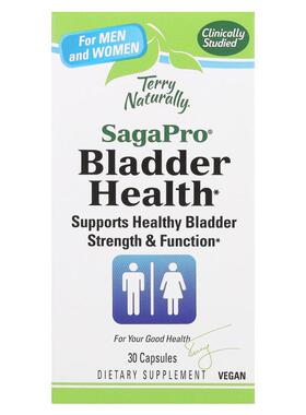 Terry Naturally,SagaPro，膀胱健康，男女适用，100 毫克，30 粒