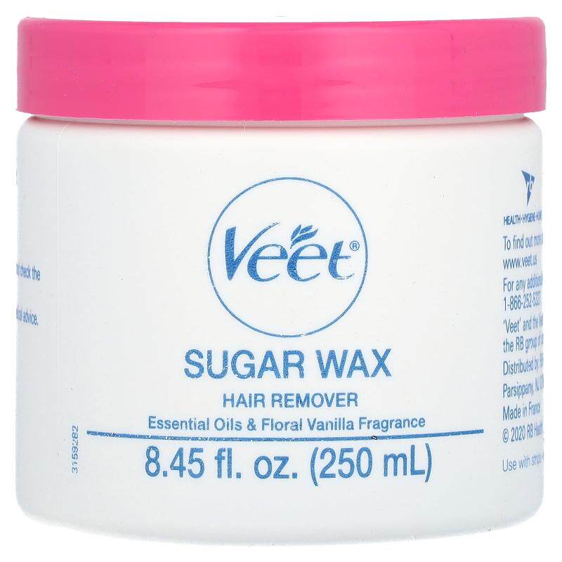 Veet,糖蜡毛发去除膏,精油和花香香草