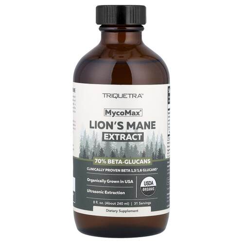 Triquetra Health,MycoMax®，猴头菇提取物，8 液量盎司（240 毫