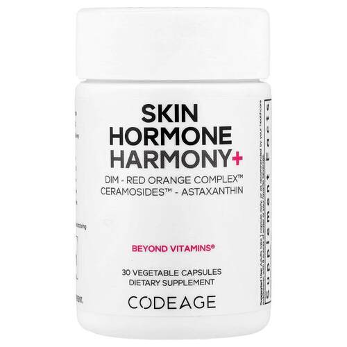 Codeage,Skin Hormone Harmony+, 30 Vegetable Capsules