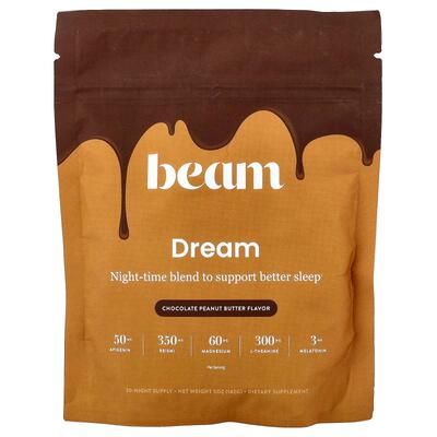 Beam,Dream, Night-Time Blend, Chocolate Peanut Butter