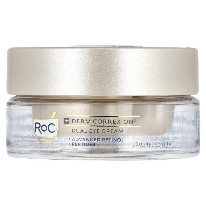 洛克,Derm Correxion®，双重眼霜，高级视黄醇和肽，无香，每支 0