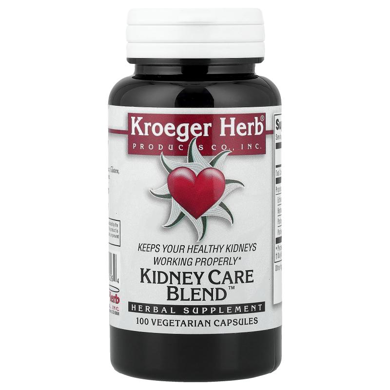 Kroeger Herb Co,肾脏护理混合配方，100 粒素食胶囊