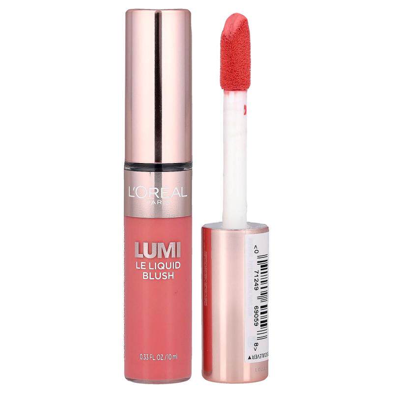 欧莱雅,Lumi,水润液体腮,605 Dewy Bright Pink