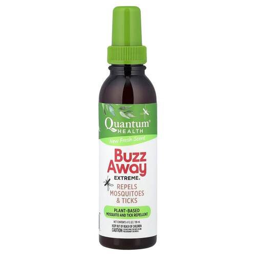 Quantum Health,Buzz Away Extreme®，驱蚊驱蜱，清新香味，4 液1