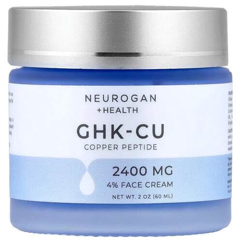 Neurogan Health,GHK-CU Copper Peptide, Face Cream, 2 oz (60