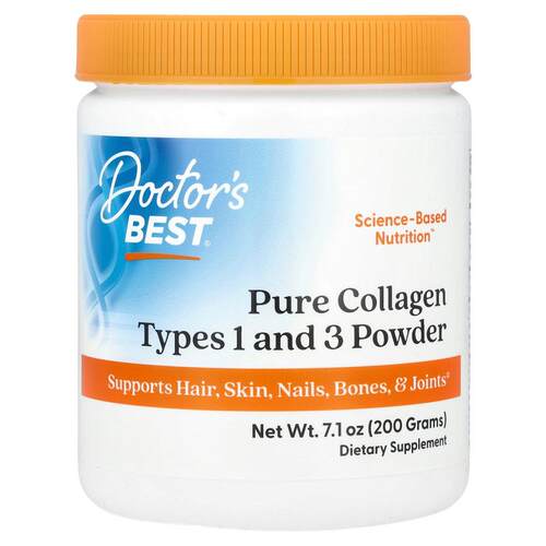 Doctor's Best,Pure胶原蛋白，1 型与 3 型粉末，7.1 盎司（200