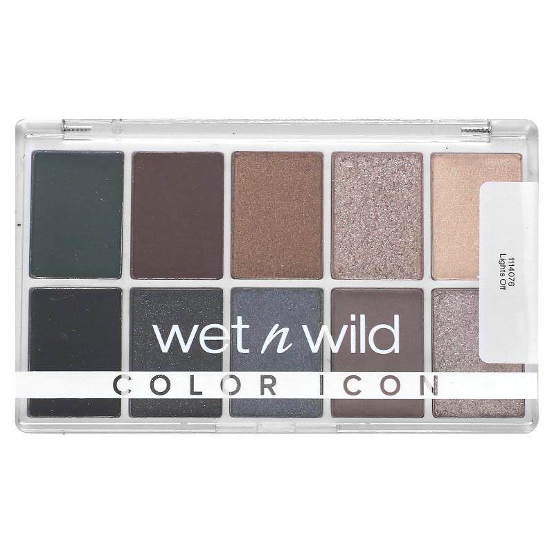 wet n wild,Color Icon,10 色眼影盘,1114076 Lights Off