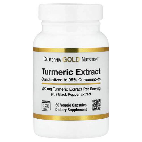 California Gold Nutrition,姜黄提取物，含 BioPerine，800 毫克