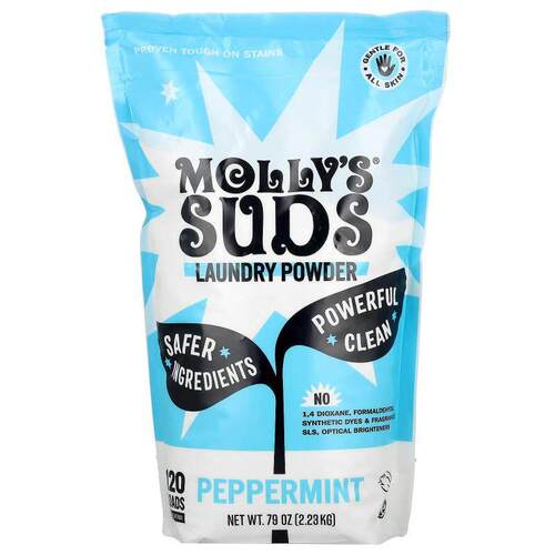Molly's Suds,原装洗衣粉，薄荷香，79 盎司（2.23 千克）