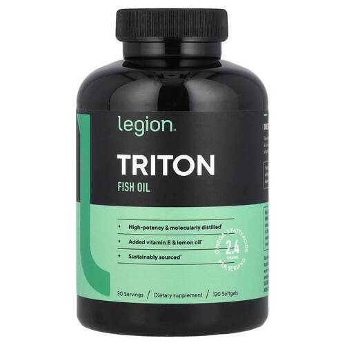 Legion Athletics,Triton 鱼油，120 粒软胶囊