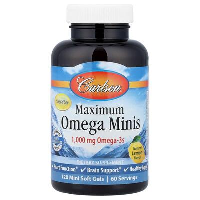 Carlson,Maximum Omega Minis，天然柠檬味