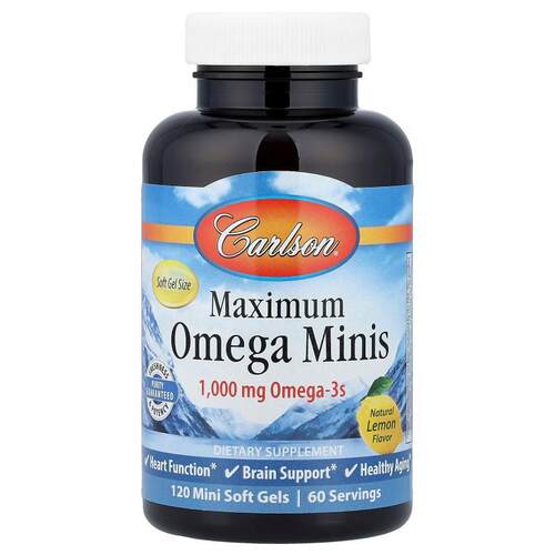 Carlson,Maximum Omega Minis，天然柠檬味