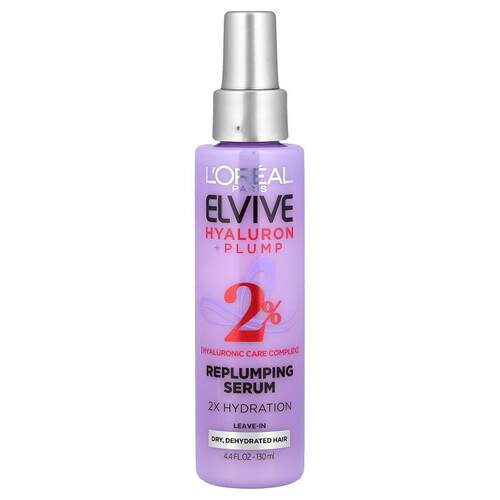 欧莱雅,Elvive，Hyaluron + Pump，丰盈精华，适用于干性脱水发质