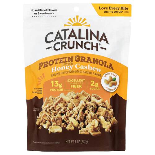 Catalina Crunch,蛋白质格兰诺拉麦片，蜂蜜腰果味，8 盎司（227