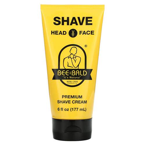 Bee Bald,剃头和刮脸，优质剃须膏
