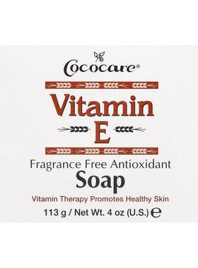 Cococare,维生素 E 块皂，无香，4 盎司（113 克）