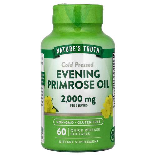 Nature's Truth,月见草精油，冷榨，60 粒速释软胶囊（每粒软胶囊