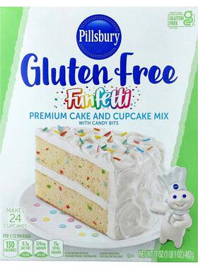 Pillsbury,Funfetti® 优质蛋糕和纸杯蛋糕糖果粒预拌粉，无麸质，